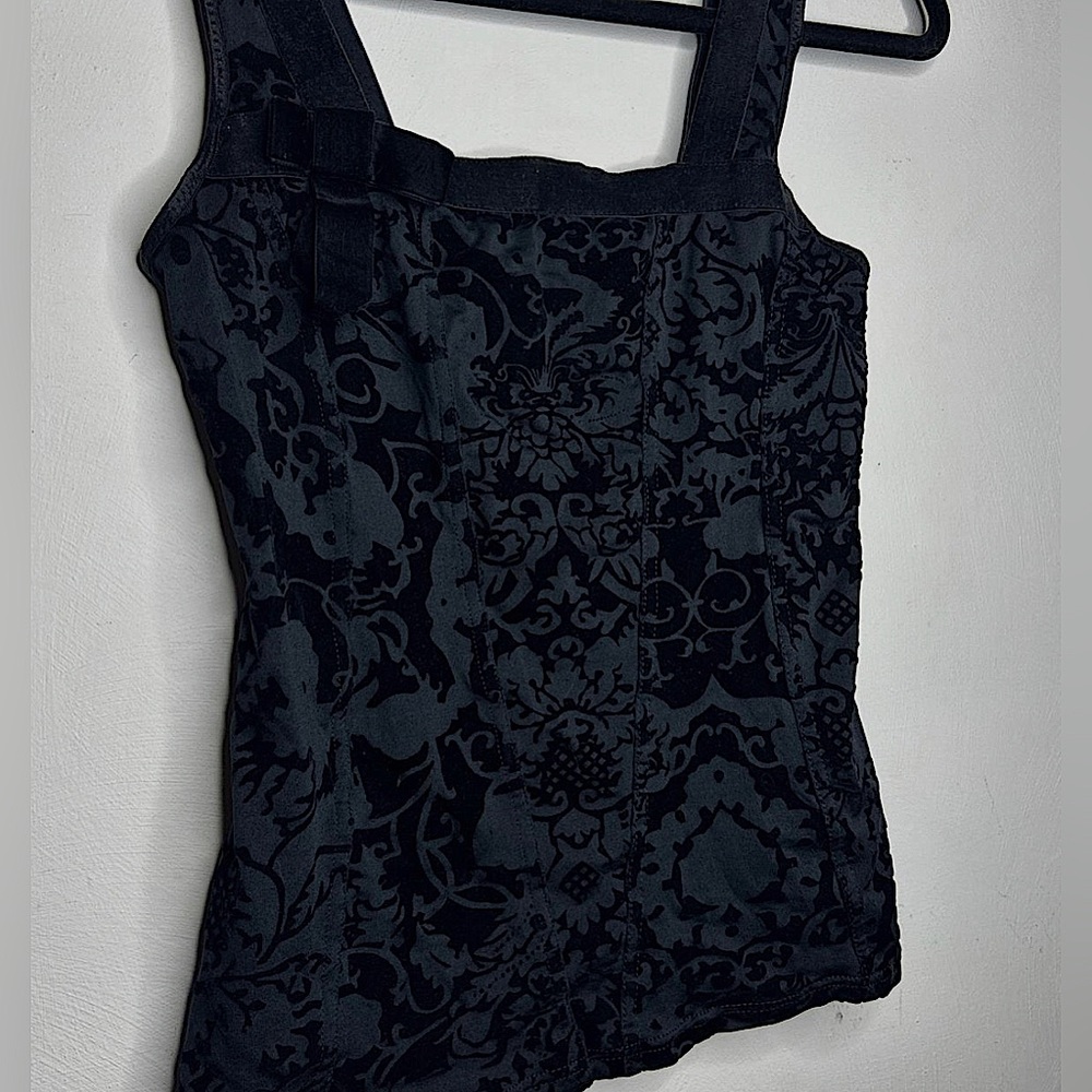 White House Black Market Vintage Women's Black top